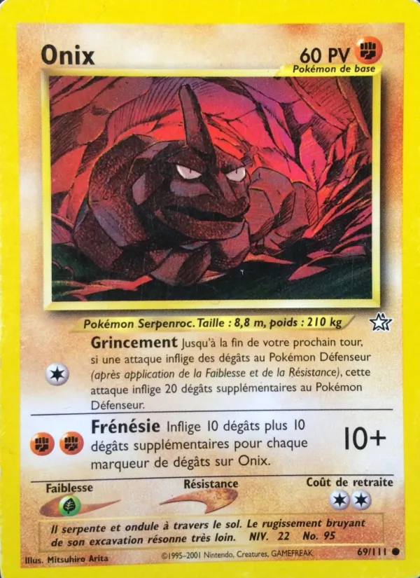Carte Onix de l'extension Neo Genesis, numéro 69/111