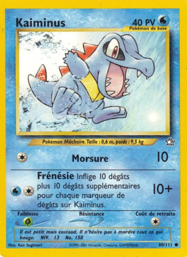 Carte Kaiminus de l'extension Neo Genesis, numéro 80/111