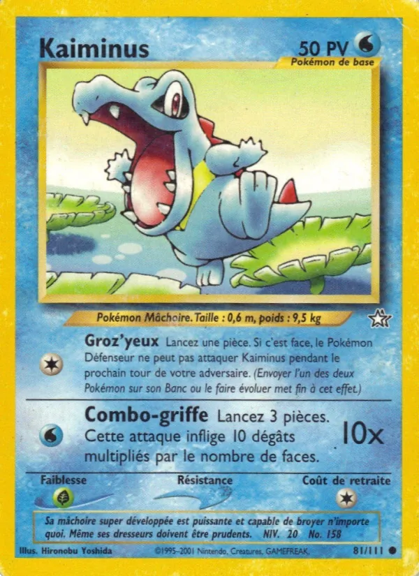 Carte Kaiminus de l'extension Neo Genesis, numéro 81/111