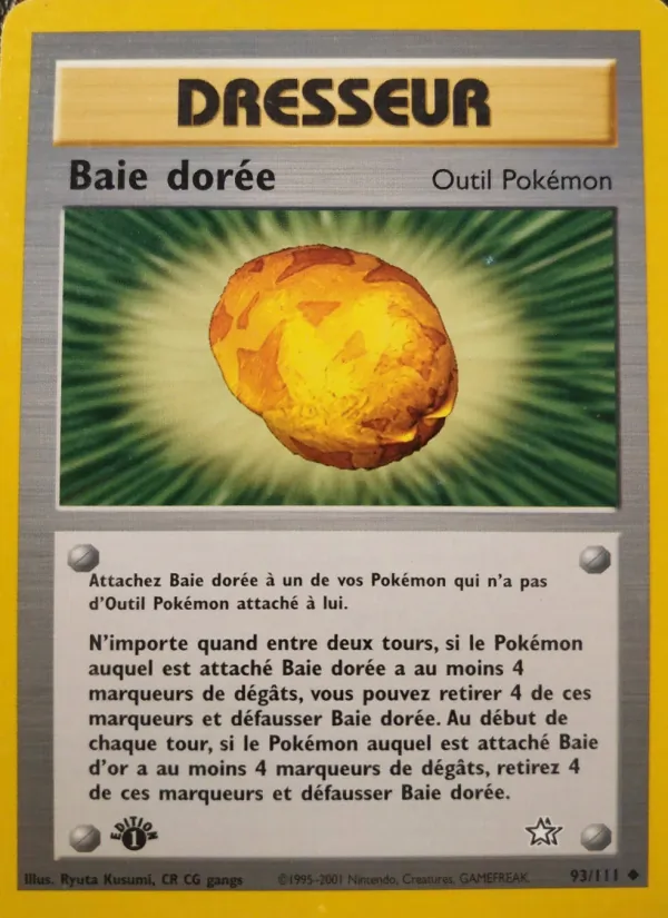 Carte Baie dorée de l'extension Neo Genesis, numéro 93/111