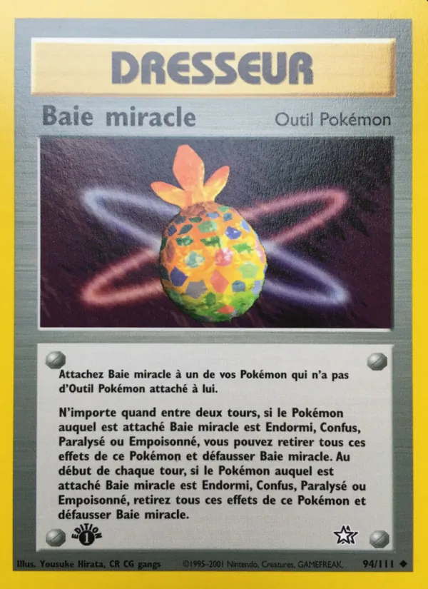 Carte Baie miracle de l'extension Neo Genesis, numéro 94/111