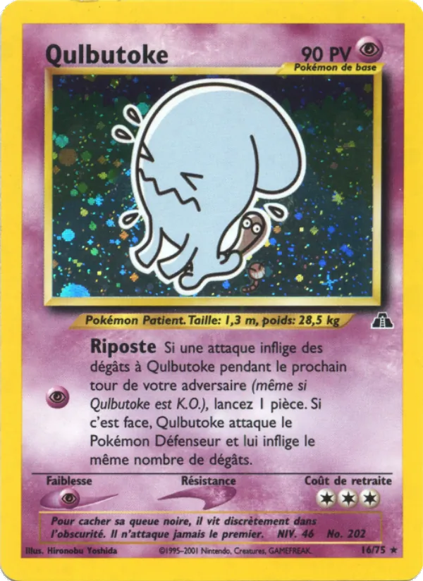 Carte Qulbutoké de l'extension Neo Discovery, numéro 16/75