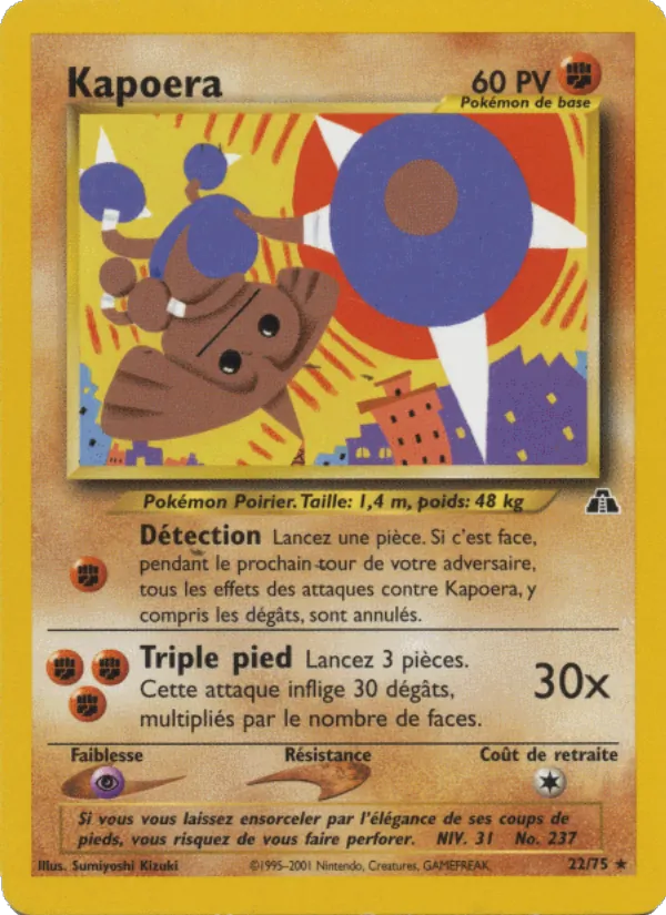 Carte Kapoera de l'extension Neo Discovery, numéro 22/75
