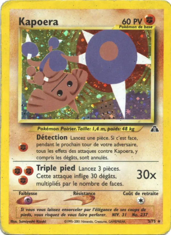 Carte Kapoera de l'extension Neo Discovery, numéro 3/75