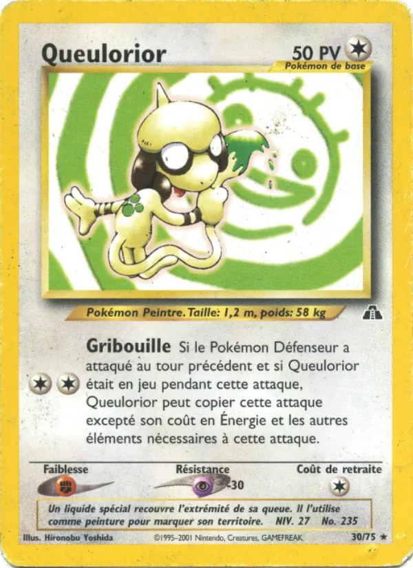 Carte Queulorior de l'extension Neo Discovery, numéro 30/75