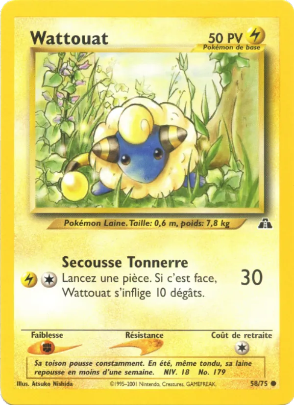 Carte Wattouat de l'extension Neo Discovery, numéro 58/75