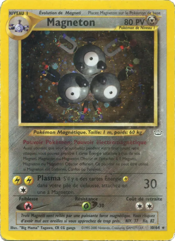 Carte Magnéton de l'extension Neo Revelation, numéro 10/64