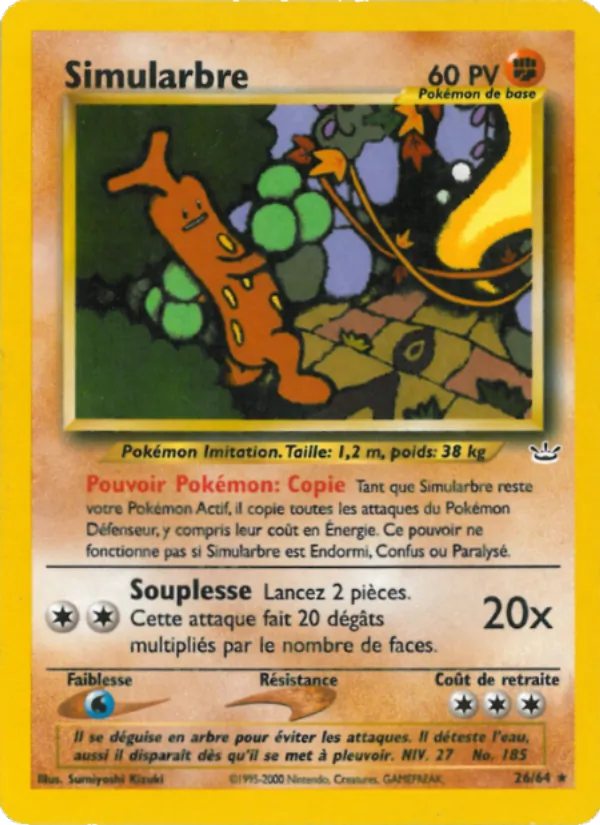 Carte Simularbre de l'extension Neo Revelation, numéro 26/64