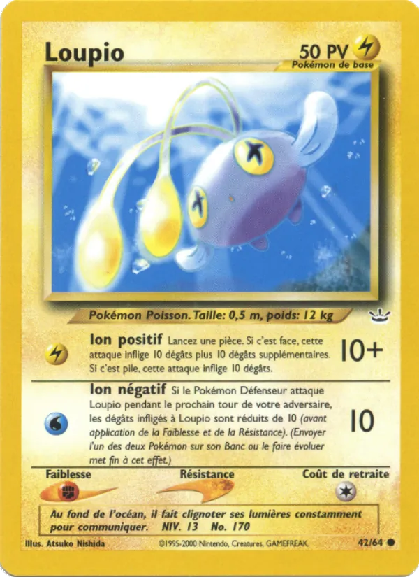 Carte Loupio de l'extension Neo Revelation, numéro 42/64
