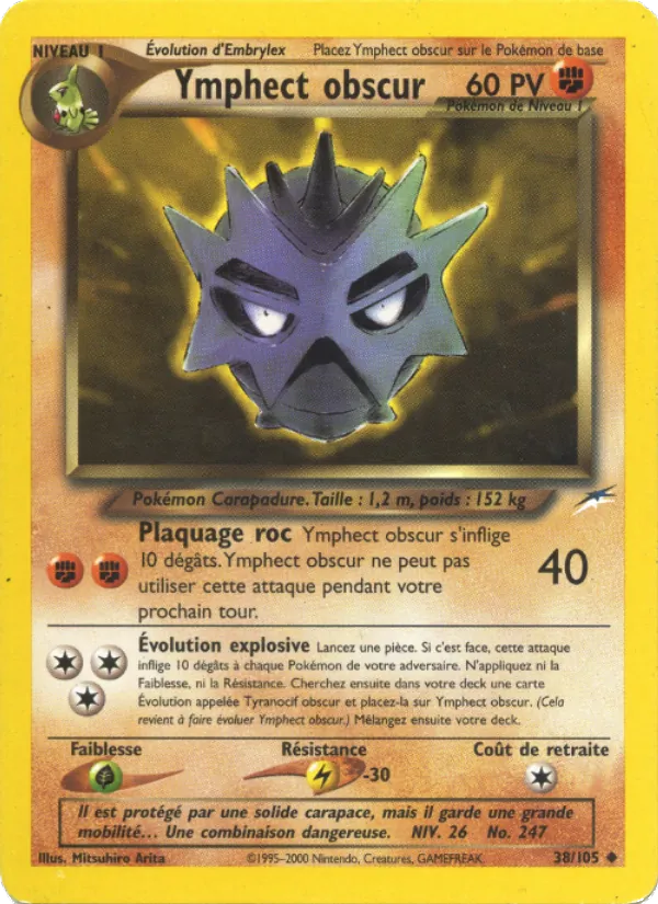 Carte Ymphect obscur de l'extension Neo Destiny, numéro 38/105