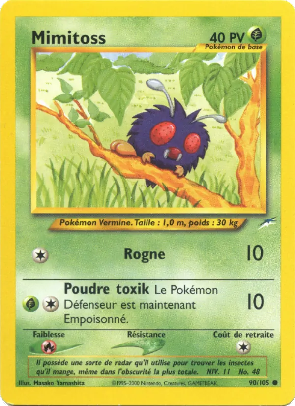 Carte Mimitoss de l'extension Neo Destiny, numéro 90/105