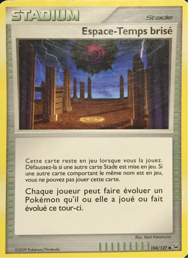 Carte Espace-Temps brisé de l'extension Platine, numéro 104/127