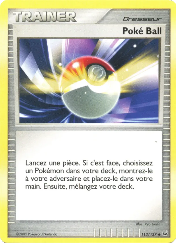Carte Poké Ball de l'extension Platine, numéro 113/127