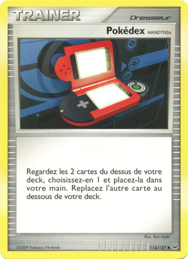 Carte Pokédex HANDY910is de l'extension Platine, numéro 114/127