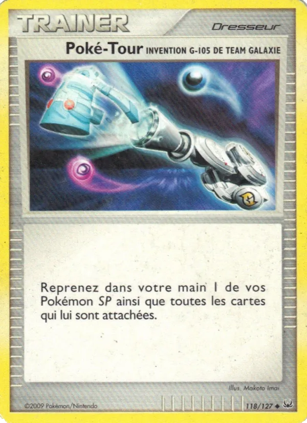 Carte Poké-Tour Invention G-105 de Team Galaxie de l'extension Platine, numéro 118/127