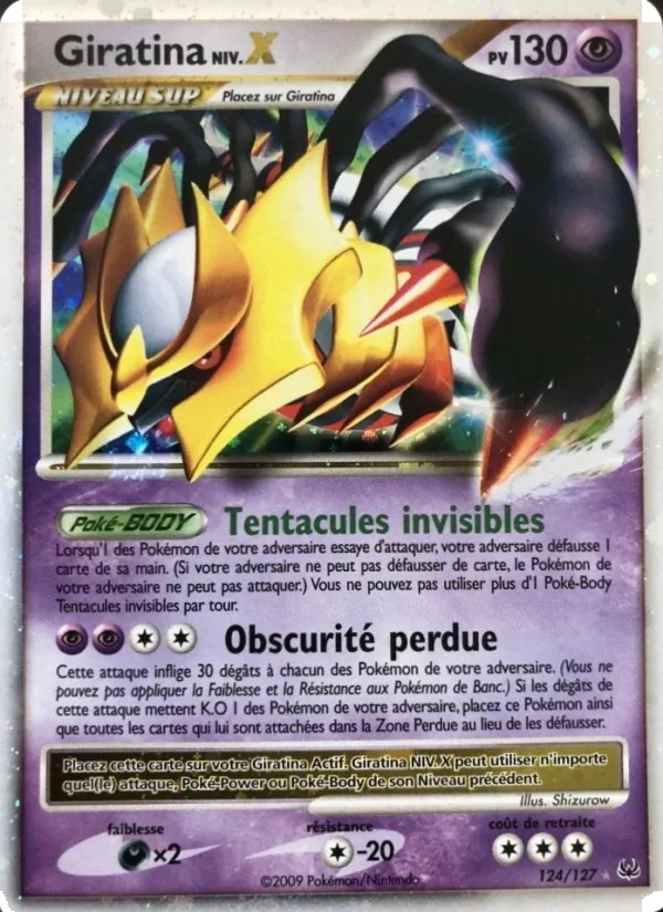 Carte Giratina de l'extension Platine, numéro 124/127