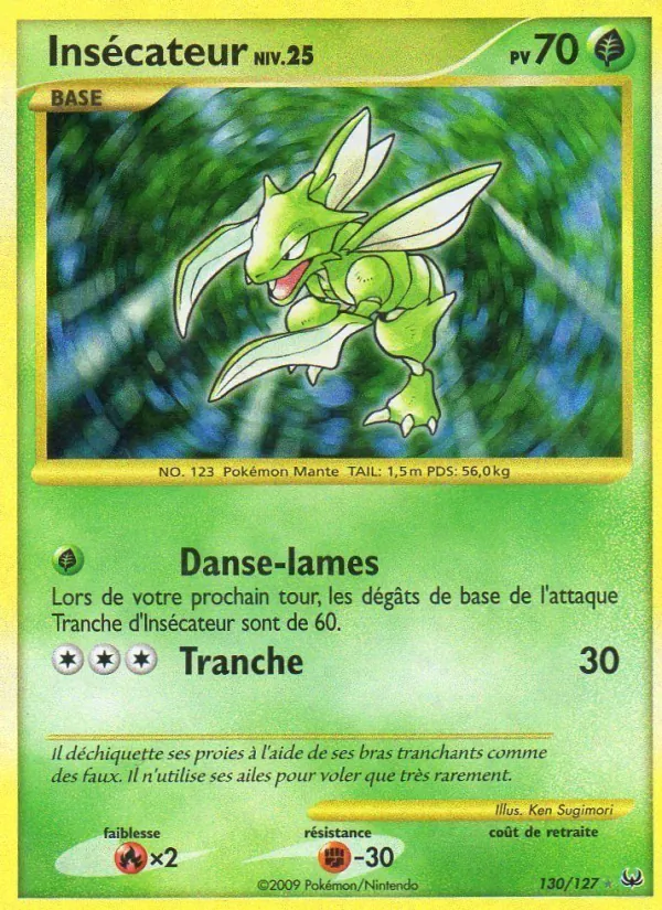 Carte Insécateur de l'extension Platine, numéro 130/127