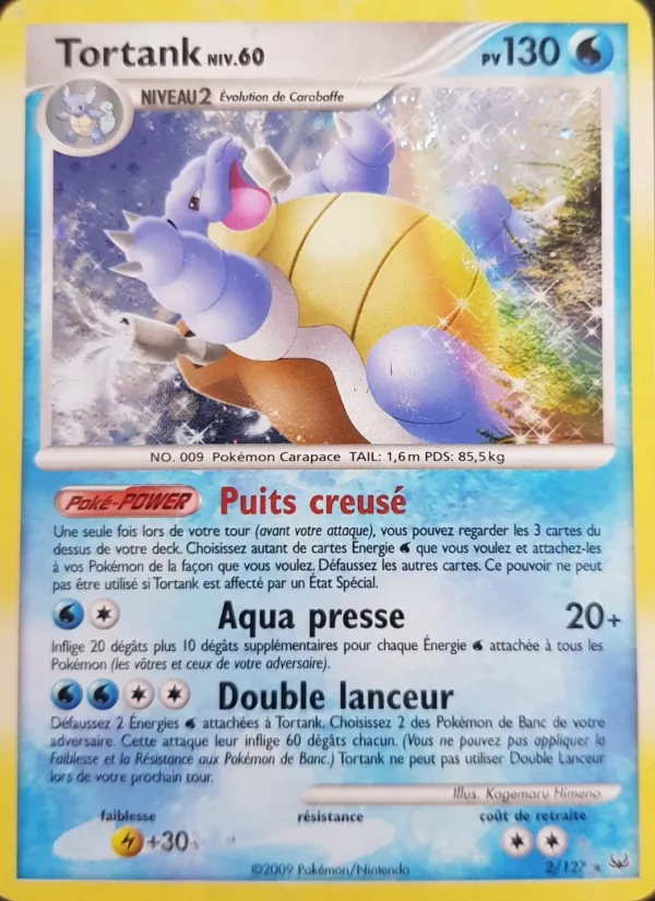 Carte Tortank de l'extension Platine, numéro 2/127