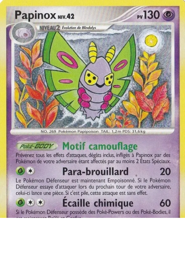 Carte Papinox de l'extension Platine, numéro 25/127