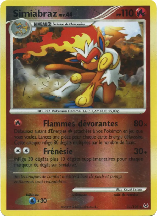 Carte Simiabraz de l'extension Platine, numéro 31/127