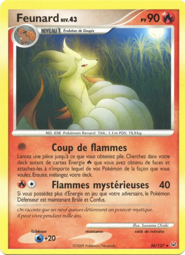 Carte Feunard de l'extension Platine, numéro 36/127