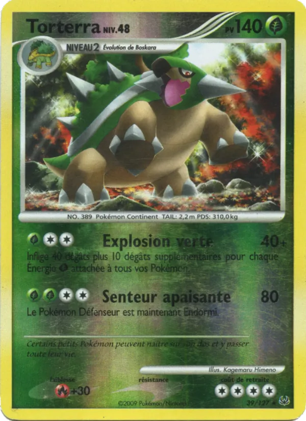 Carte Torterra de l'extension Platine, numéro 39/127