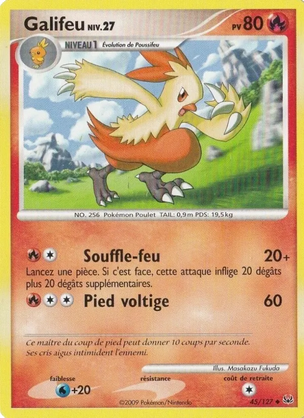 Carte Galifeu de l'extension Platine, numéro 45/127