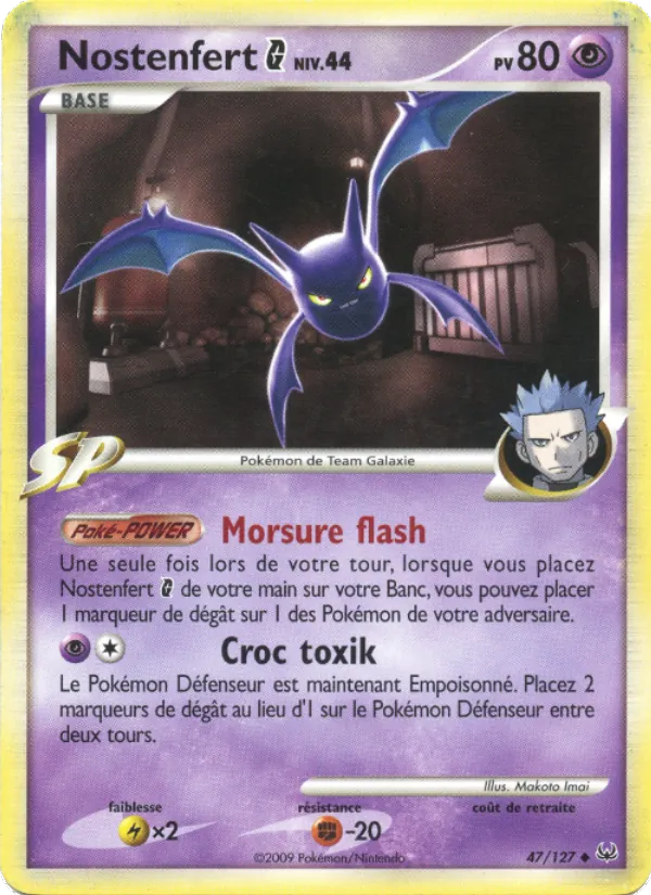 Carte Nostenfert G de l'extension Platine, numéro 47/127
