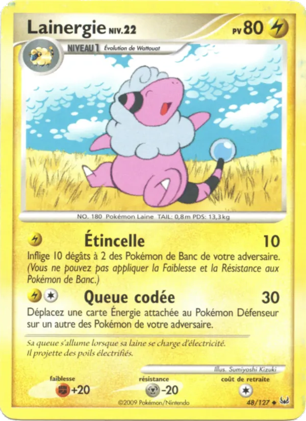 Carte Lainergie de l'extension Platine, numéro 48/127