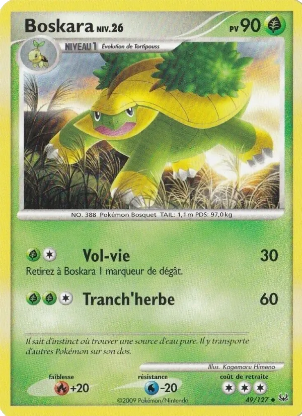 Carte Boskara de l'extension Platine, numéro 49/127