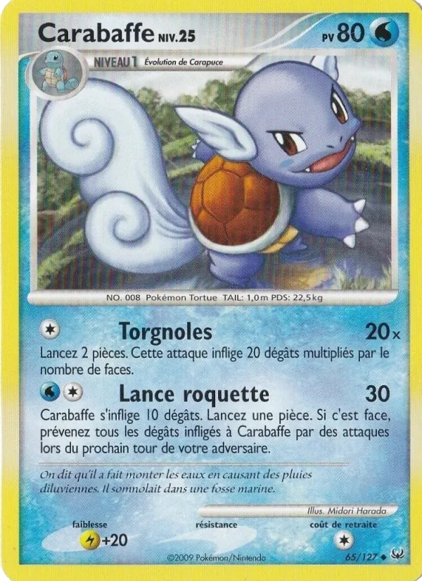Carte Carabaffe de l'extension Platine, numéro 65/127
