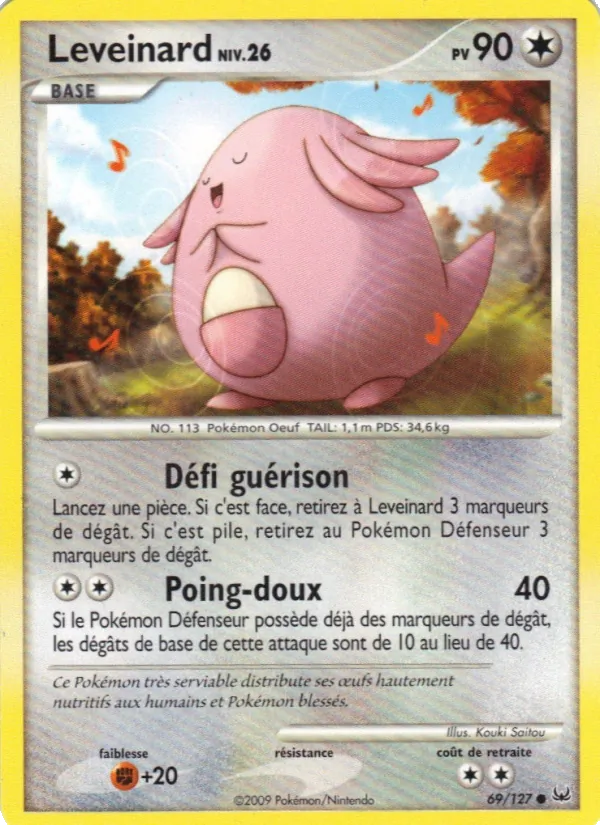 Carte Leveinard de l'extension Platine, numéro 69/127