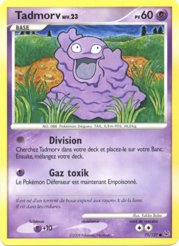 Carte Tadmorv de l'extension Platine, numéro 75/127