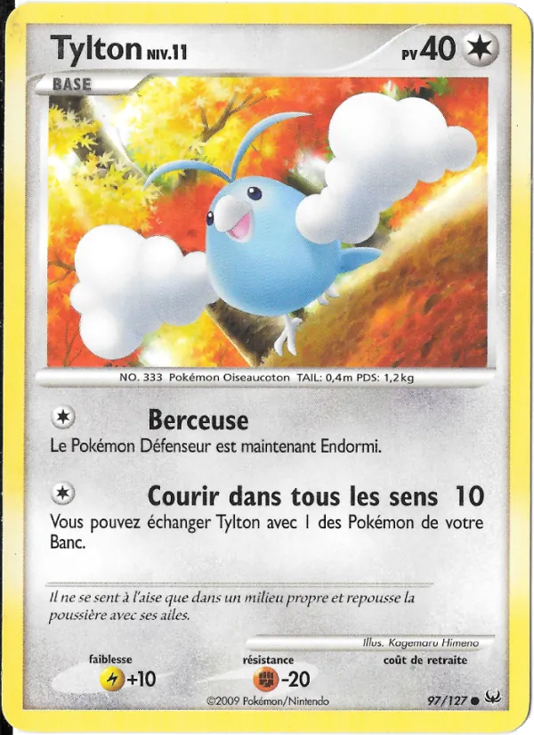 Carte Tylton de l'extension Platine, numéro 97/127