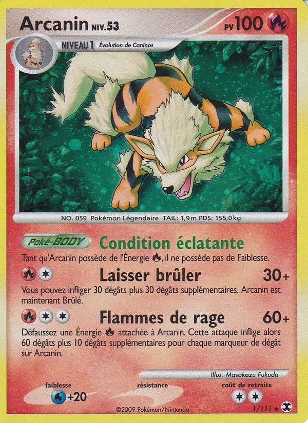 Carte Arcanin Niv. 53 de l'extension Rivaux Émergeants, numéro 1/111