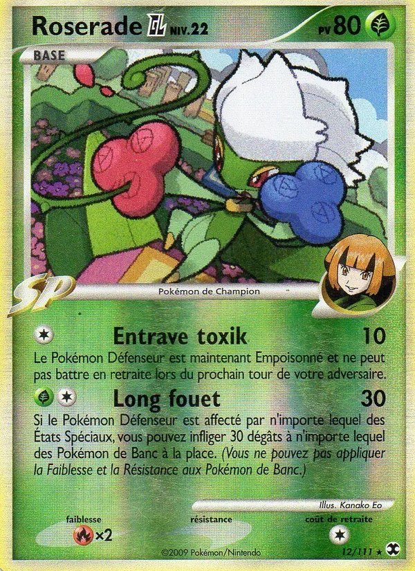 Carte Roserade GL Niv. 22 de l'extension Rivaux Émergeants, numéro 12/111