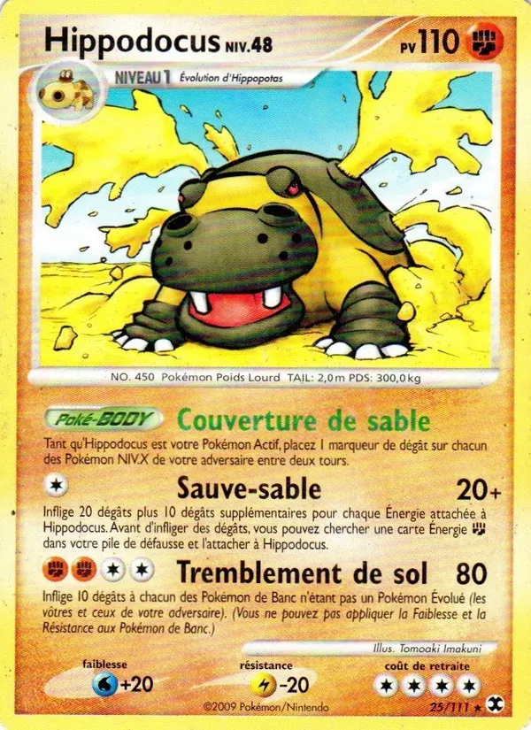 Carte Hippodocus Niv. 48 de l'extension Rivaux Émergeants, numéro 25/111