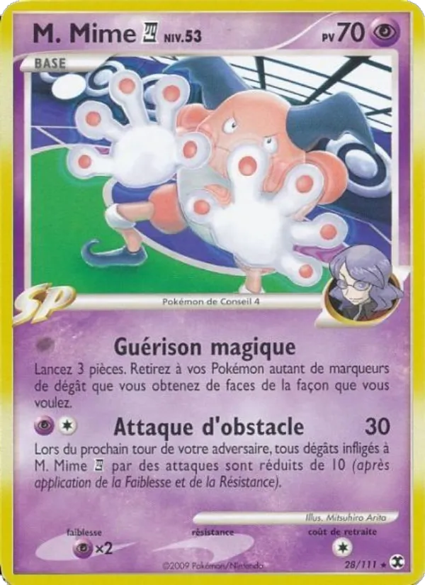 Carte M. Mime 4 Niv. 53 de l'extension Rivaux Émergeants, numéro 28/111