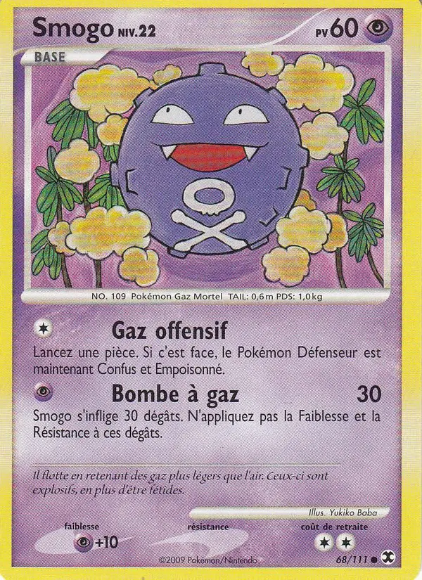 Carte Smogo Niv. 22 de l'extension Rivaux Émergeants, numéro 68/111