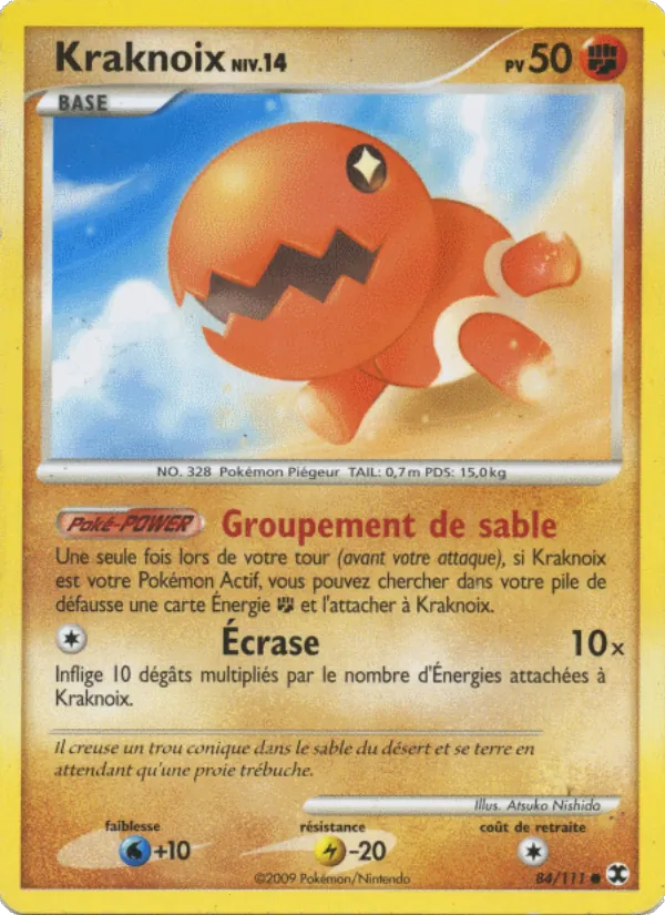 Kaart Trapinch uit Rising Rivals, nummer 84/111