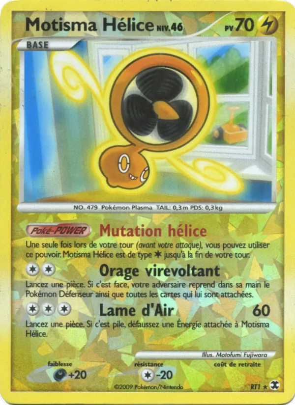 Carte Motisma Hélice Niv. 46 de l'extension Rivaux Émergeants, numéro RT1/111