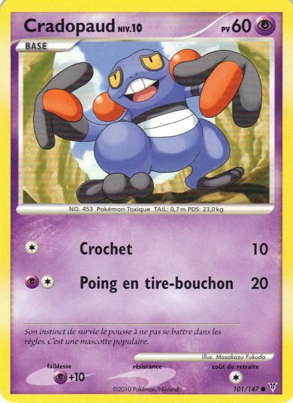Carte Cradopaud de l'extension Vainqueurs Suprêmes, numéro 101/147