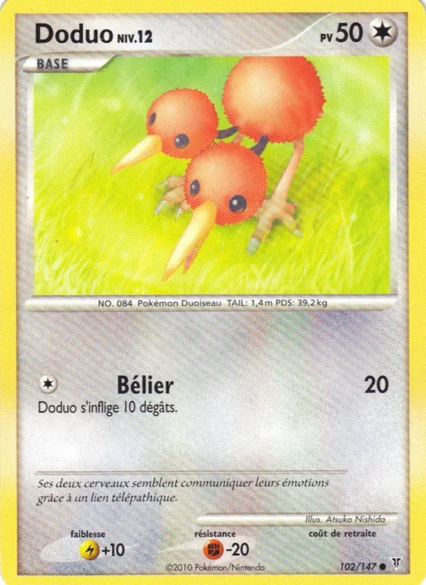 Carte Doduo de l'extension Vainqueurs Suprêmes, numéro 102/147