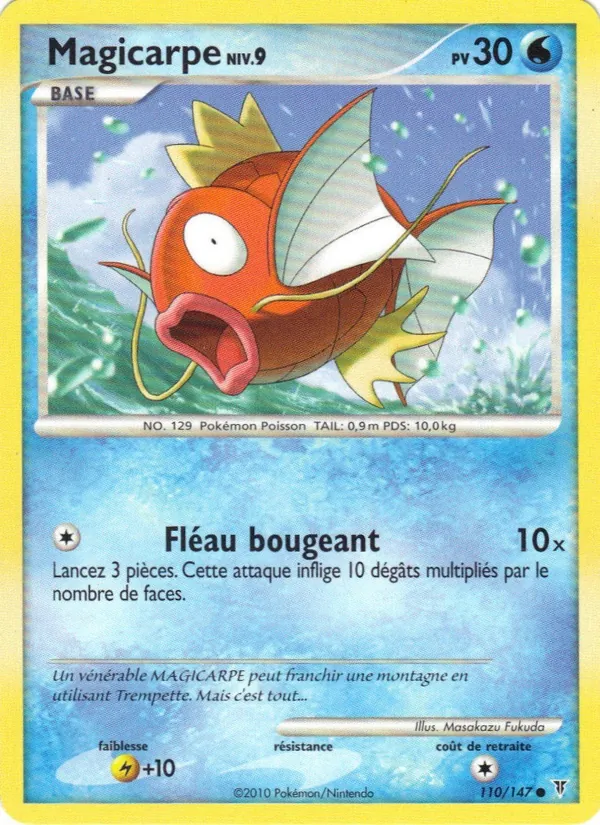 Carte Magicarpe de l'extension Vainqueurs Suprêmes, numéro 110/147