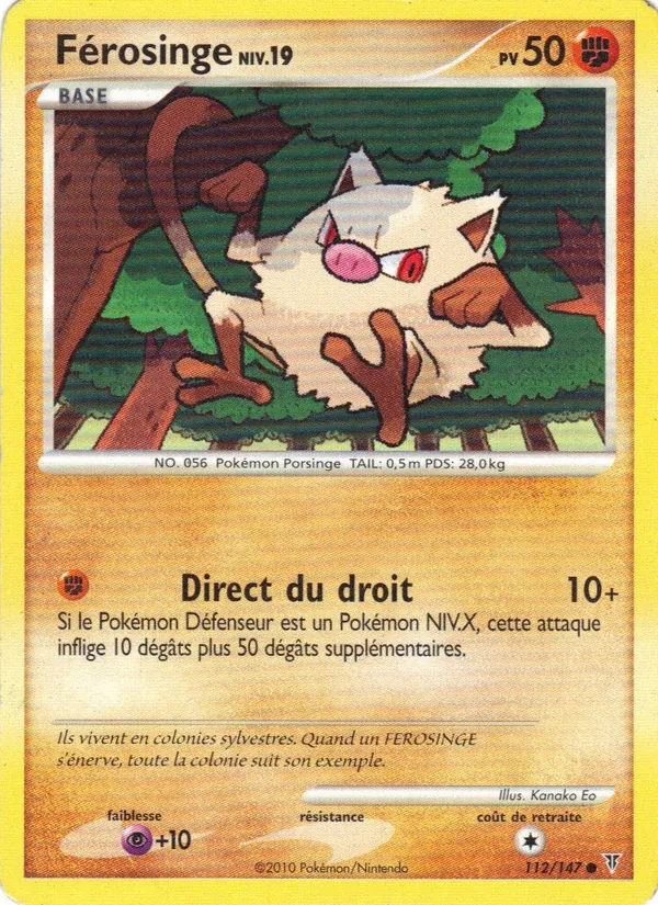 Carte Férosinge de l'extension Vainqueurs Suprêmes, numéro 112/147