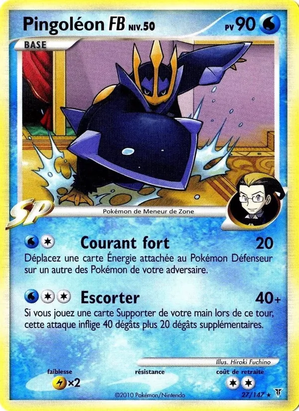 Carte Pingoléon FB de l'extension Vainqueurs Suprêmes, numéro 27/147