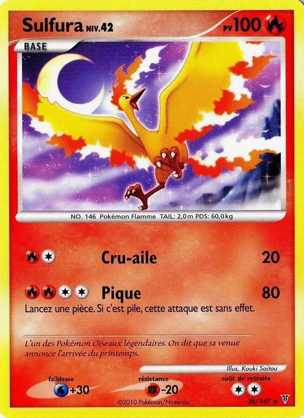 Carte Sulfura de l'extension Vainqueurs Suprêmes, numéro 36/147