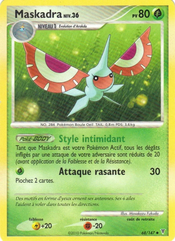 Carte Maskadra de l'extension Vainqueurs Suprêmes, numéro 68/147
