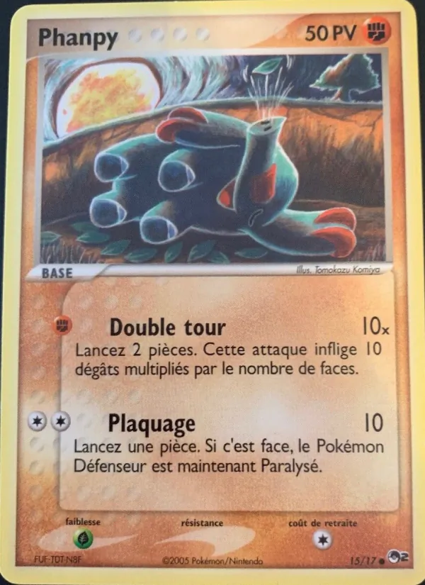 Carte Phanpy de l'extension POP Série 2, numéro 15/17
