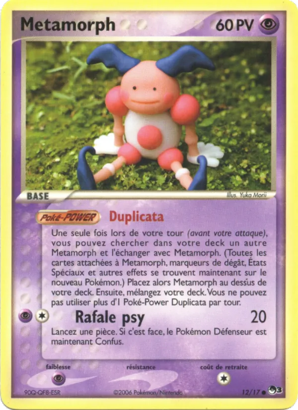 Carte Métamorph de l'extension POP Série 3, numéro 12/17